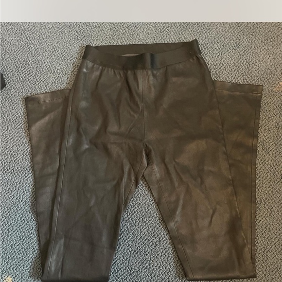 Ann Demeulemeester Black leather pants - Picture 1 of 6